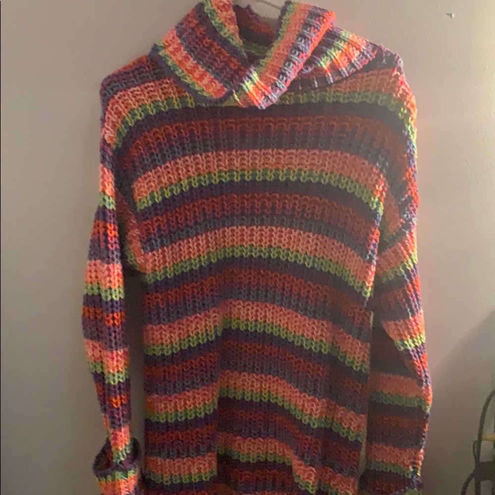 Oversized knit sweater